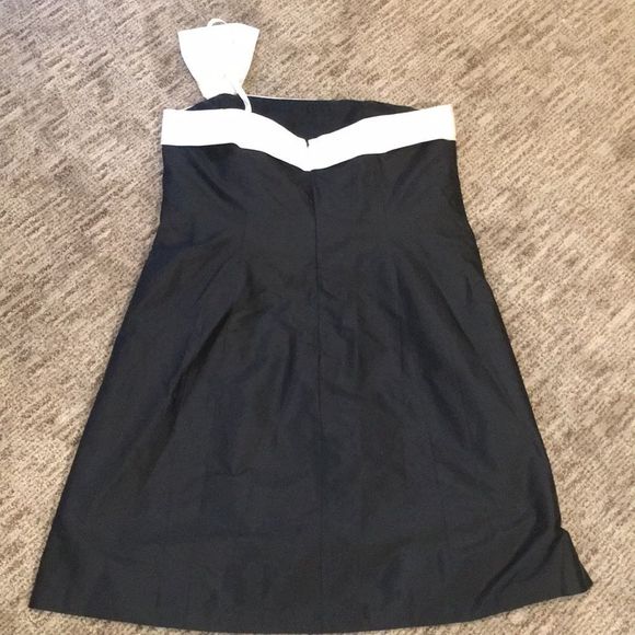 AT Loft Black and Cream Bow Dress Sz 18 - Picture 6 of 8